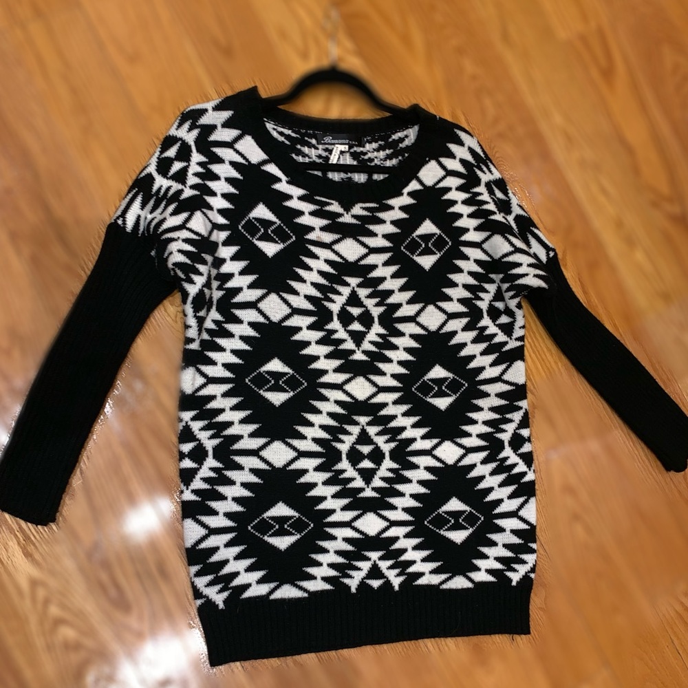 Black & White Sweater